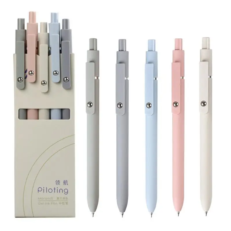 Retractable Gel Pens 0.5mm Fine Point Inck Pens 5pcs/set Smooth Writing Pens For Home Study Office Workers School Students
Retractable Gel Pens 0.5mm Fine Point Inck Pens 5pcs/set Smooth Writing Pens For Home Study Office Workers School Students