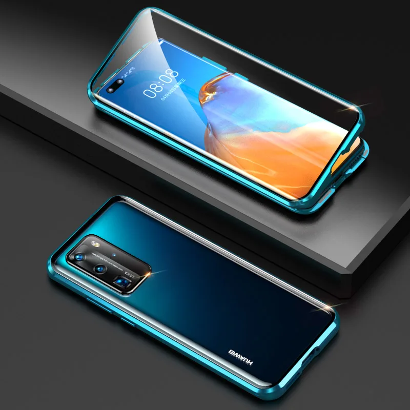 Magnetic Clear Metal For huawei P40 Pro Mate 40 P50 P30 Mate 30 Honor 50 30 Plus Phone Case Double-Sided Glass Cover Coque Funda
Magnetic Clear Metal For huawei P40 Pro Mate 40 P50 P30 Mate 30 Honor 50 30 Plus Phone Case Double-Sided Glass Cover Coque Funda