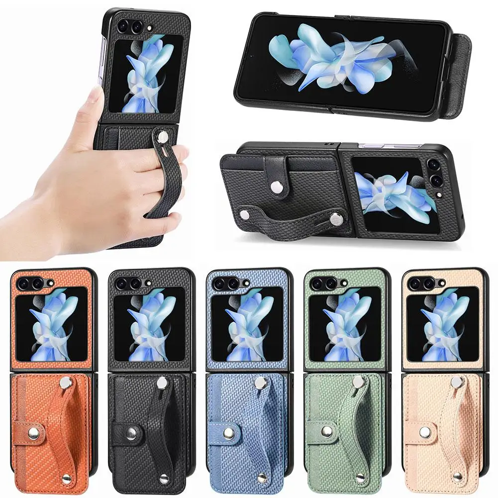 Leather Wristband Phone Case For Samsung Galaxy Z Flip 5 Cell Phone Folding Covers With Wallet Function Shockproof Phone
Leather Wristband Phone Case For Samsung Galaxy Z Flip 5 Cell Phone Folding Covers With Wallet Function Shockproof Phone