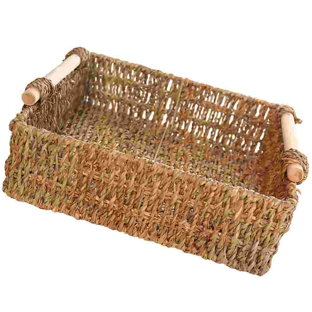 Basket Baskets Storage Woven Wicker Rattanseagrassorganizer Desktop Sundries Makeup Bread Organizing Bathroom Rectangular
Basket Baskets Storage Woven Wicker Rattanseagrassorganizer Desktop Sundries Makeup Bread Organizing Bathroom Rectangular