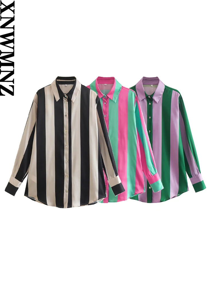 XNWMNZ женские модные атласные полосатые свободные рубашки женские винтажные повседневные блузки с длинным рукавом на пуговицах женские шикарные топы
XNWMNZ женские модные атласные полосатые свободные рубашки женские винтажные повседневные блузки с длинным рукавом на пуговицах женские шикарные топы