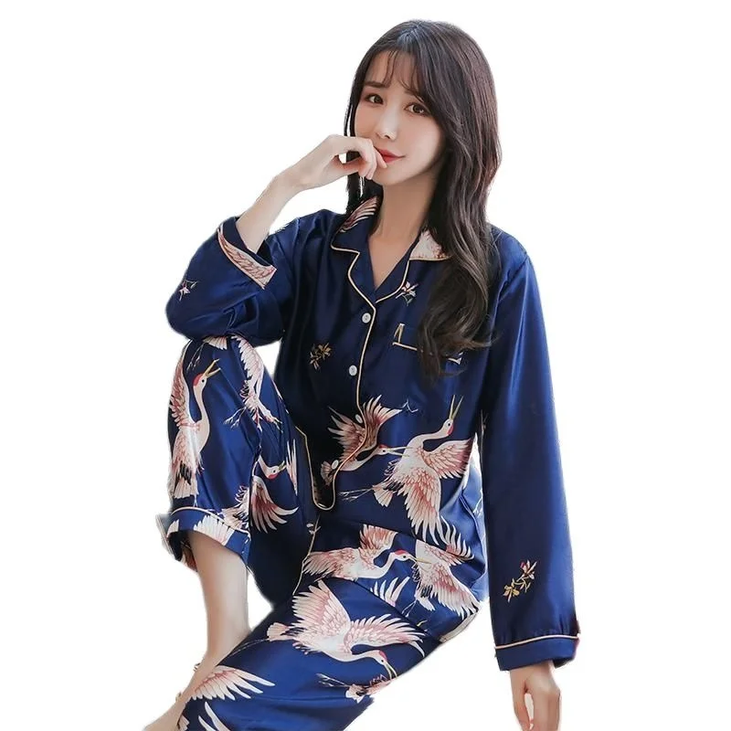 Oversize M-5XL Women's Long Sleeve Pajamas Satin Silk Pajamas Sets Pajamas Bathing Suit Robe Sleeping Dress
Oversize M-5XL Women's Long Sleeve Pajamas Satin Silk Pajamas Sets Pajamas Bathing Suit Robe Sleeping Dress