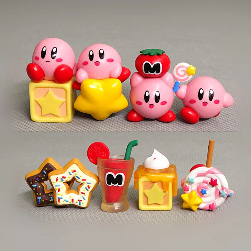 Набор экшн-фигурок Kirby из 8 предметов, коллекция, милый розовый Материал из ПВХ, детский подарок на день рождения
Набор экшн-фигурок Kirby из 8 предметов, коллекция, милый розовый Материал из ПВХ, детский подарок на день рождения