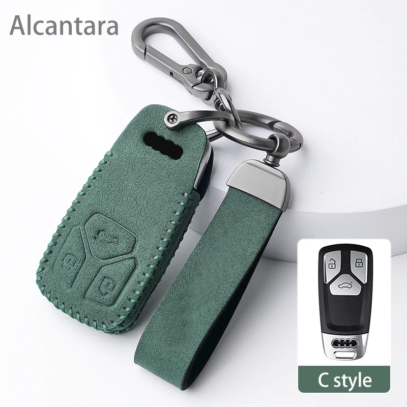 For Audi Q3 Q5 Q7 A3 A4 A5 A6 RS3 RS4 RS5 RS6 RS7 S4 S5 S6 TT Alcantara Suede Leather Car Remote Key Case Cover Accessories
For Audi Q3 Q5 Q7 A3 A4 A5 A6 RS3 RS4 RS5 RS6 RS7 S4 S5 S6 TT Alcantara Suede Leather Car Remote Key Case Cover Accessories