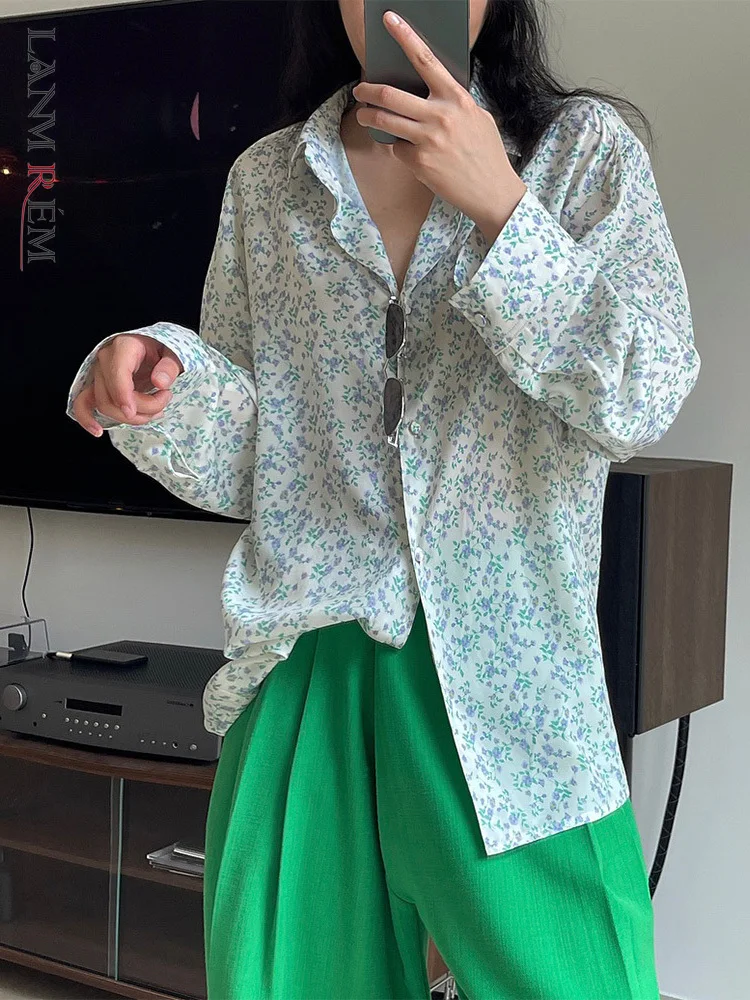 LANMREM Floral Shirt Women 2022 Summer Long Sleeves Lapel Single Breasted Loose Chic Shirts Female Casual Top Clothing 2R2449
LANMREM Floral Shirt Women 2022 Summer Long Sleeves Lapel Single Breasted Loose Chic Shirts Female Casual Top Clothing 2R2449