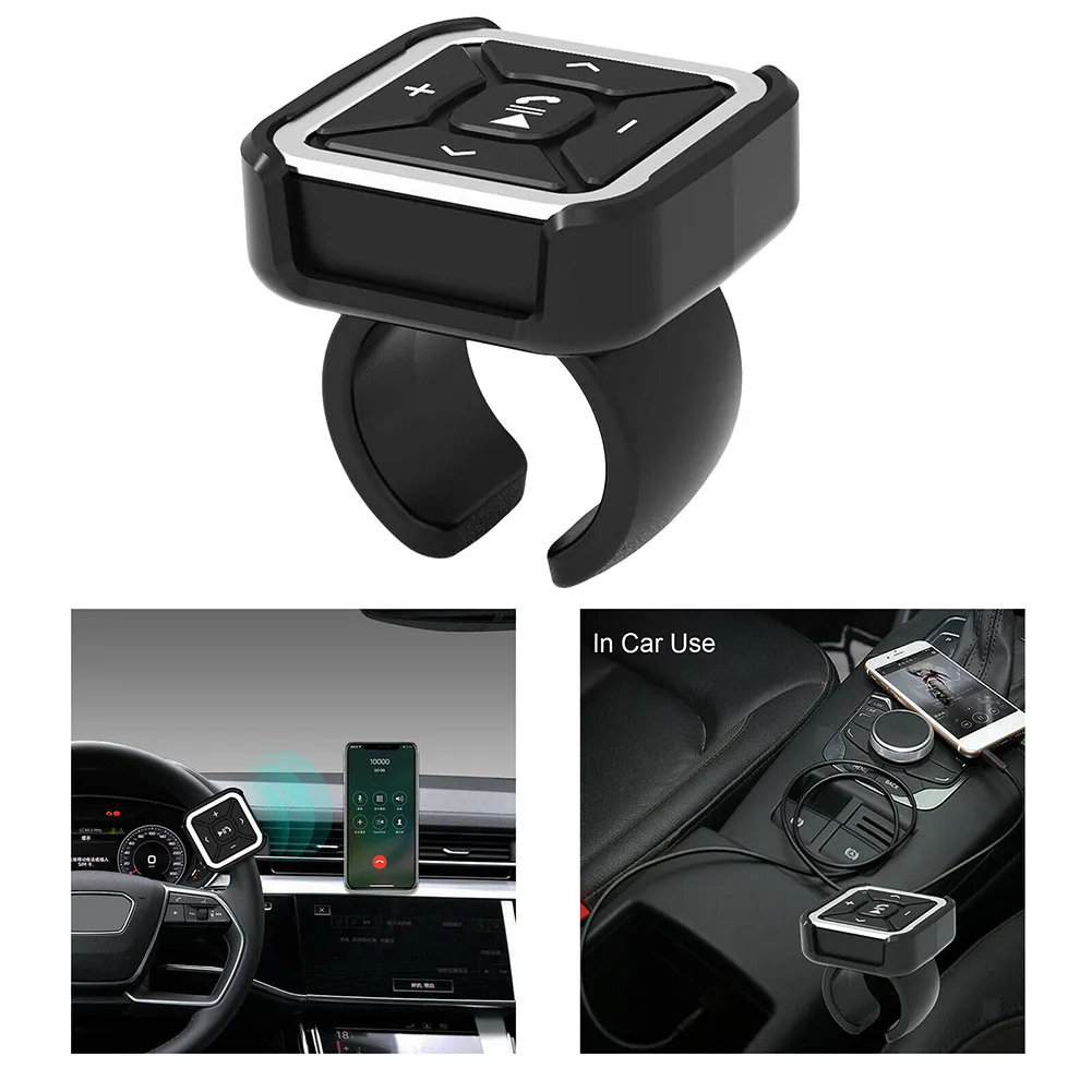 1pc Wireless Bluetooth 5.0 Media Remote Control Button Car Steering Wheel Mount Car Players Car Steering Wheel Controller
1pc Wireless Bluetooth 5.0 Media Remote Control Button Car Steering Wheel Mount Car Players Car Steering Wheel Controller
