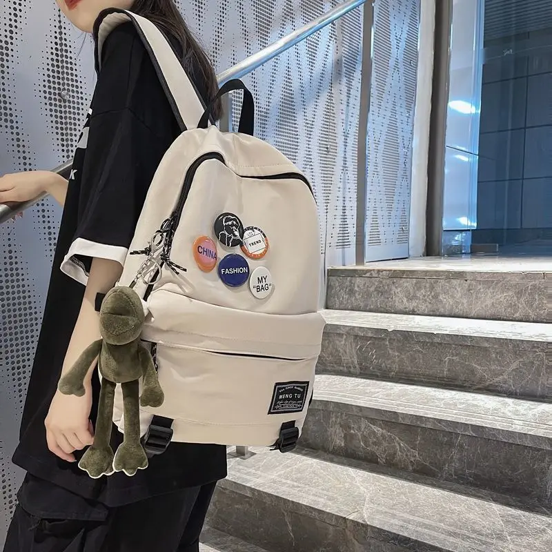 Рюкзак женский для студентов колледжа, вместительный, с плечевым ремнем 
Рюкзак женский для студентов колледжа, вместительный, с плечевым ремнем