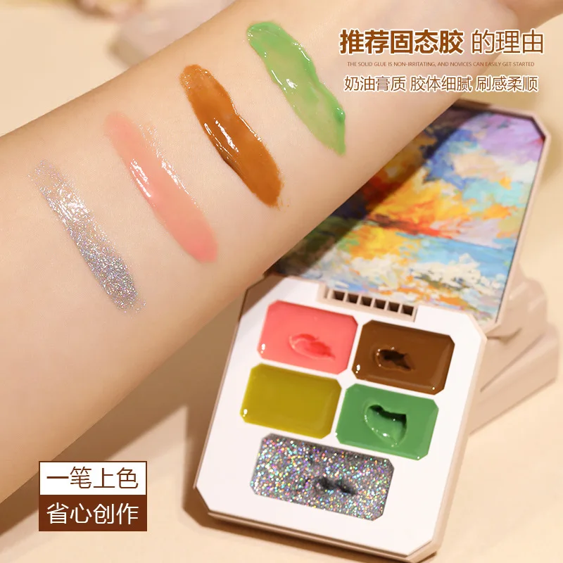 5Color/Set Nail Solid Glue Set Pudding Nail Polish Palette Nail Salon Manicure Jelly Color Nail Gel Set For Nail Art Decoration
5Color/Set Nail Solid Glue Set Pudding Nail Polish Palette Nail Salon Manicure Jelly Color Nail Gel Set For Nail Art Decoration