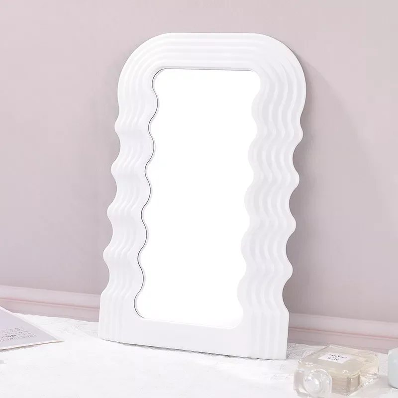 Ltalian Style Wall Hanging Memphis Wave Mirror Tabletop Makeup Mirror Northern Europe Minority Wave Tabletop Mirror Home Decor
Ltalian Style Wall Hanging Memphis Wave Mirror Tabletop Makeup Mirror Northern Europe Minority Wave Tabletop Mirror Home Decor