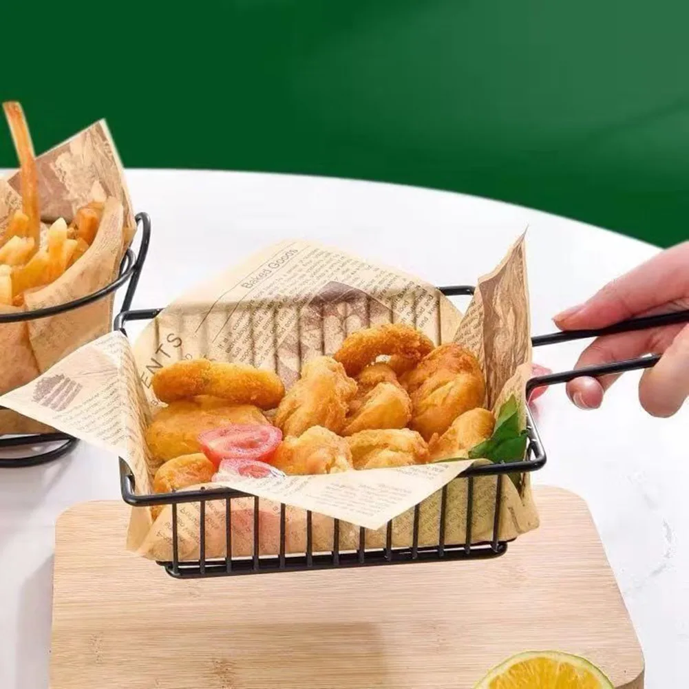 1*Basket Creative Snack Basket Sweet Fries Fried Chicken Small Basket Iron Storage Basket Stainless Steel Food Basket
1*Basket Creative Snack Basket Sweet Fries Fried Chicken Small Basket Iron Storage Basket Stainless Steel Food Basket