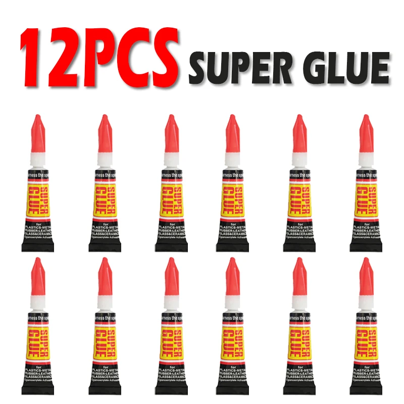 12 Pcs Liquid Superglue For Wood Rubber Metal Glass Cyanoacrylate Adhesives Transparent Liquid Glue Adhesives Sealers
12 Pcs Liquid Superglue For Wood Rubber Metal Glass Cyanoacrylate Adhesives Transparent Liquid Glue Adhesives Sealers