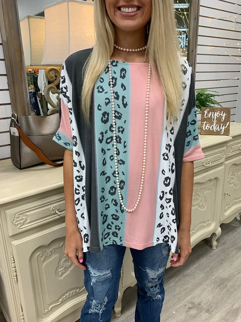 Summer Women Boho Striped Indie T-shirts O-Neck Multicolors Short Sleeve Tops Simple All-match Streetwear Pink Plus Size Tees
Summer Women Boho Striped Indie T-shirts O-Neck Multicolors Short Sleeve Tops Simple All-match Streetwear Pink Plus Size Tees