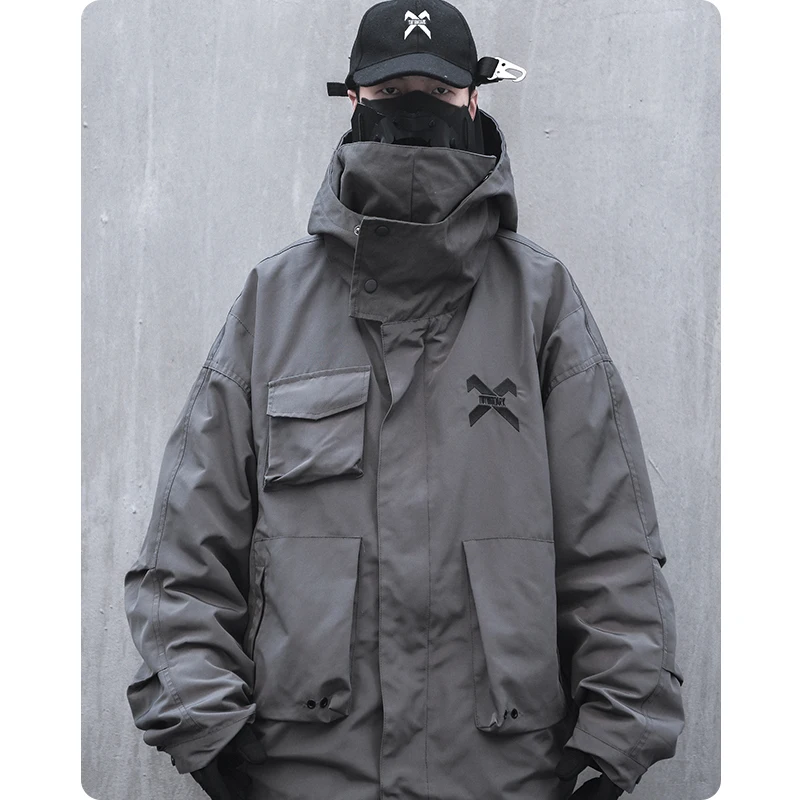 Dark Functional Wind Double Collar Hooded Jacket Men's Looser Casual Work High Streety Hip-Hop Multifunctional Harajuku Oversize
Dark Functional Wind Double Collar Hooded Jacket Men's Looser Casual Work High Streety Hip-Hop Multifunctional Harajuku Oversize