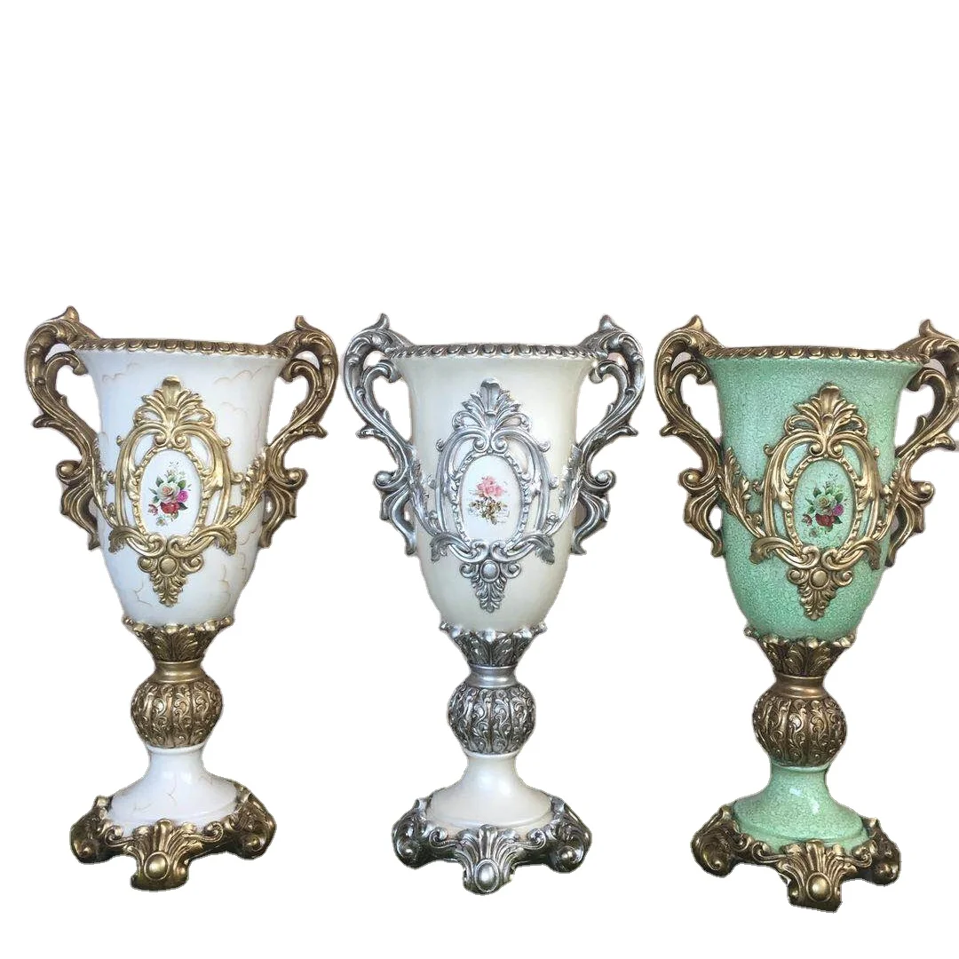 Personalized Vase Large Floor Vases Exquisite European-Style Retro Resin Vase Decoration for Living Room Table Centerpiece
Personalized Vase Large Floor Vases Exquisite European-Style Retro Resin Vase Decoration for Living Room Table Centerpiece