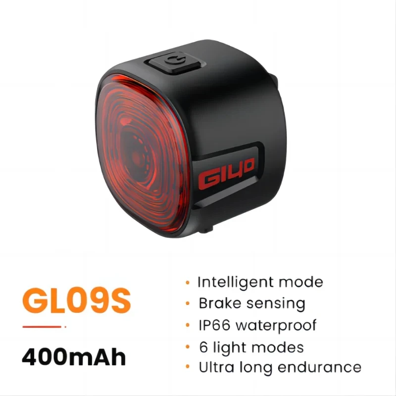 GIYO Bicycle Smart Brake Tail Light MTB Road Bike Auto Brake Sensing Light Rechargeable IP66 Waterproof LED Warning Rear Lamp
GIYO Bicycle Smart Brake Tail Light MTB Road Bike Auto Brake Sensing Light Rechargeable IP66 Waterproof LED Warning Rear Lamp