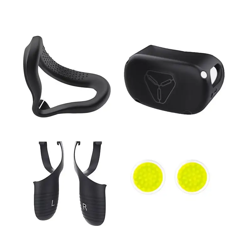 5 In 1 Protective Mat VR Accessories Equipped With 3D Silicone Anti-sweat Face Eye Cushion Pads For OQ 2 VR.
5 In 1 Protective Mat VR Accessories Equipped With 3D Silicone Anti-sweat Face Eye Cushion Pads For OQ 2 VR.
