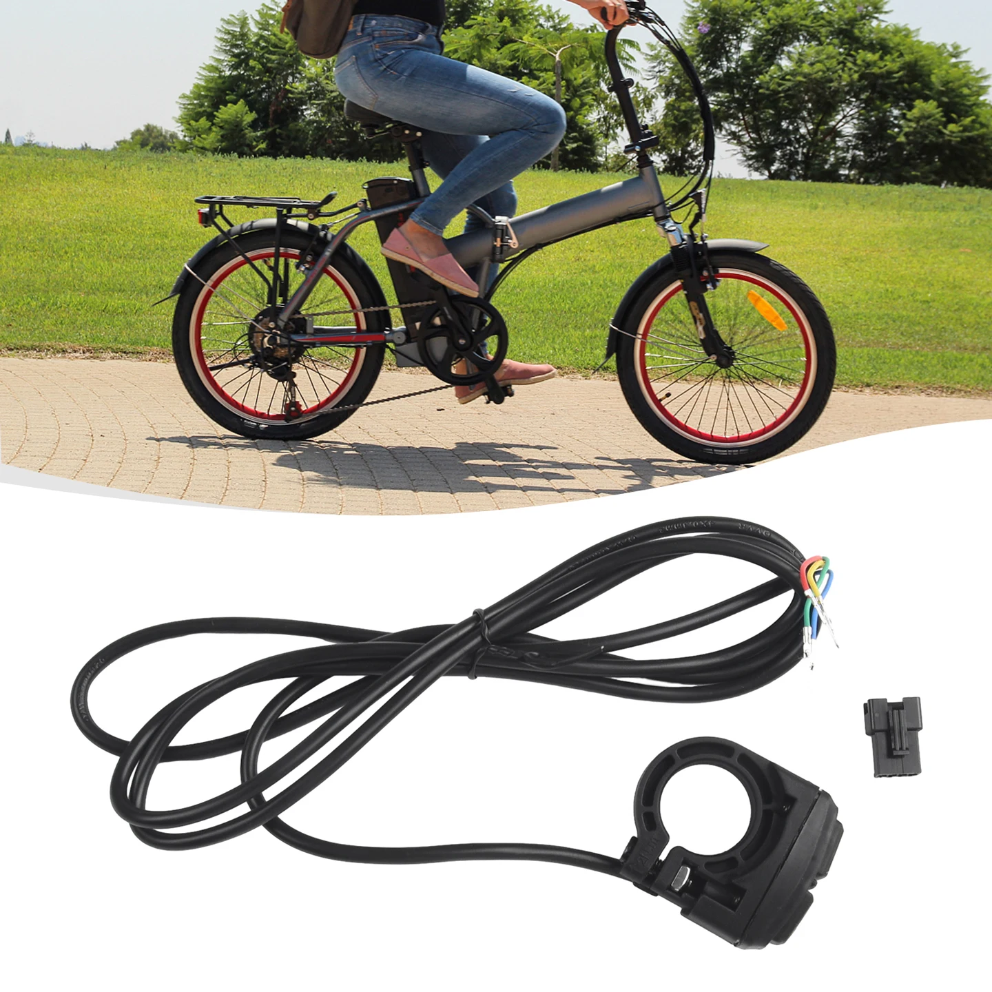 2-in-1 Escooter Scooter Lamp Headlight Horn Switch IP65 Waterproof Grade 48*40*20mm 12V-72V Electric Bike Accessories
2-in-1 Escooter Scooter Lamp Headlight Horn Switch IP65 Waterproof Grade 48*40*20mm 12V-72V Electric Bike Accessories