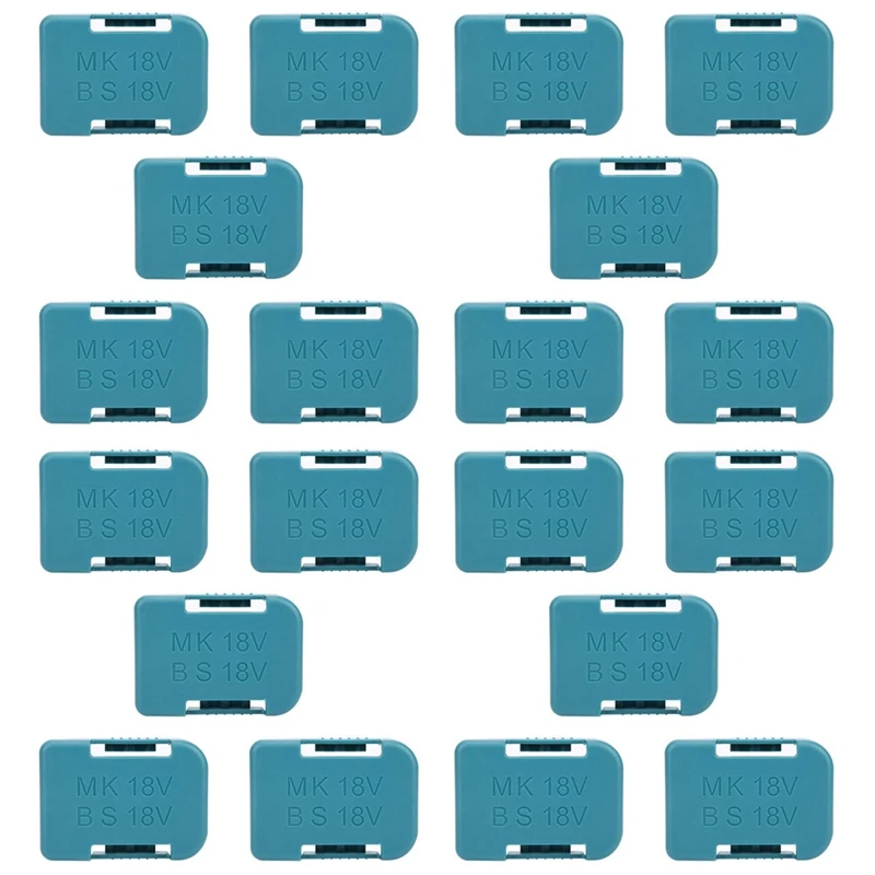 20Pcs Battery Storage Rack Battery Holder Case For Makita 18V Fixing Devices(Blue)
20Pcs Battery Storage Rack Battery Holder Case For Makita 18V Fixing Devices(Blue)