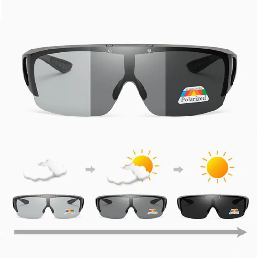 Men Photochromic Sunglasses Black Sports Goggles Women Color Changing Polarized Driving 2022 Discoloration Sun Glasses
Men Photochromic Sunglasses Black Sports Goggles Women Color Changing Polarized Driving 2022 Discoloration Sun Glasses