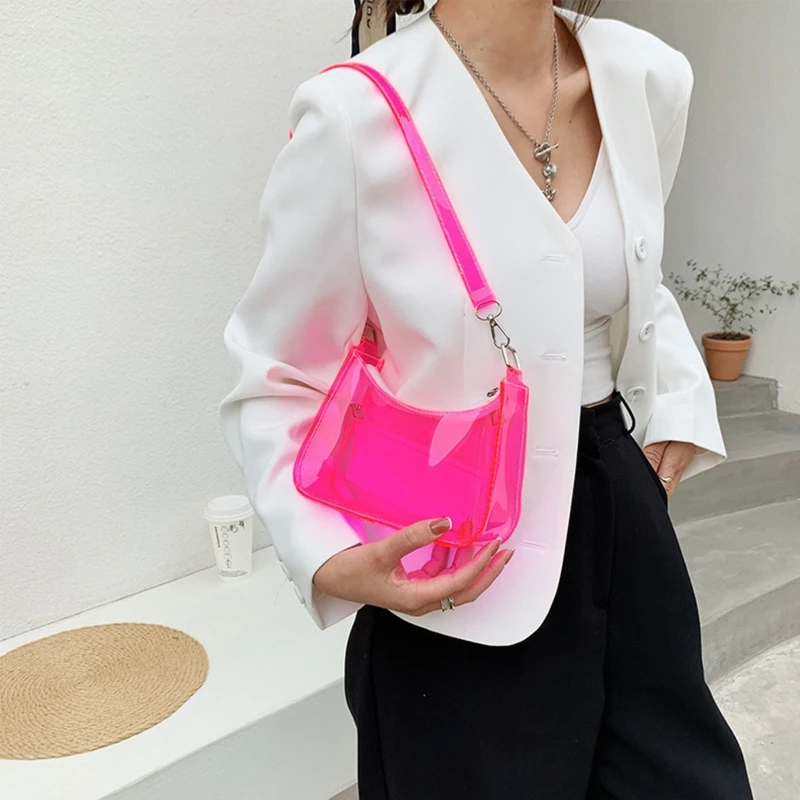 Fashion Vintage Ladies Solid Color Clear Underarm Bag Casual Women Hobos Handbags Purse Bag
Fashion Vintage Ladies Solid Color Clear Underarm Bag Casual Women Hobos Handbags Purse Bag