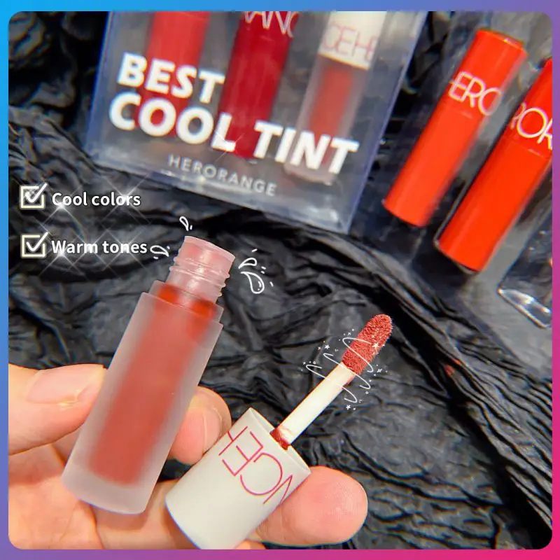 HERORANGE 3pcs Mini Lip Glaze Set Boxed Velvet Matte Lip Gloss Lipstick Waterproof Long Lasting Gift Kit Cosmetic TSLM2
HERORANGE 3pcs Mini Lip Glaze Set Boxed Velvet Matte Lip Gloss Lipstick Waterproof Long Lasting Gift Kit Cosmetic TSLM2