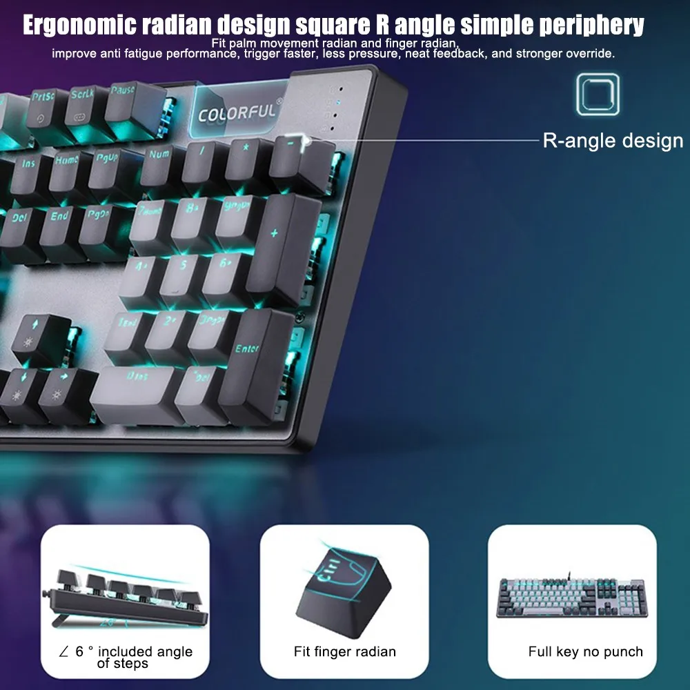 Цветная игровая клавиатура CGK/CGM100, RGB светодиодный ная подсветка, USB Проводная Механическая клавиатура для ПК, ноутбука, компьютера
Цветная игровая клавиатура CGK/CGM100, RGB светодиодный ная подсветка, USB Проводная Механическая клавиатура для ПК, ноутбука, компьютера
