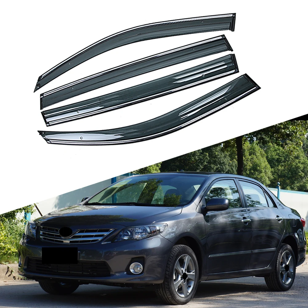 For TOYOTA COROLLA E140/E150 10th Generation 2006-2013 Car Window Sun Rain Shade Visors Shield Shelter Protector Cover Sticker
For TOYOTA COROLLA E140/E150 10th Generation 2006-2013 Car Window Sun Rain Shade Visors Shield Shelter Protector Cover Sticker