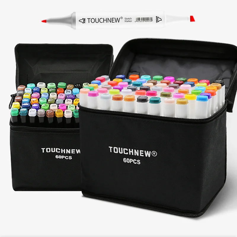 TOUCHNEW Markers Pen 60/80colors Sketch Markers Alcohol Based Dual Head Brush Markers Pen For Drawing Manga Art Supplies Markers
TOUCHNEW Markers Pen 60/80colors Sketch Markers Alcohol Based Dual Head Brush Markers Pen For Drawing Manga Art Supplies Markers