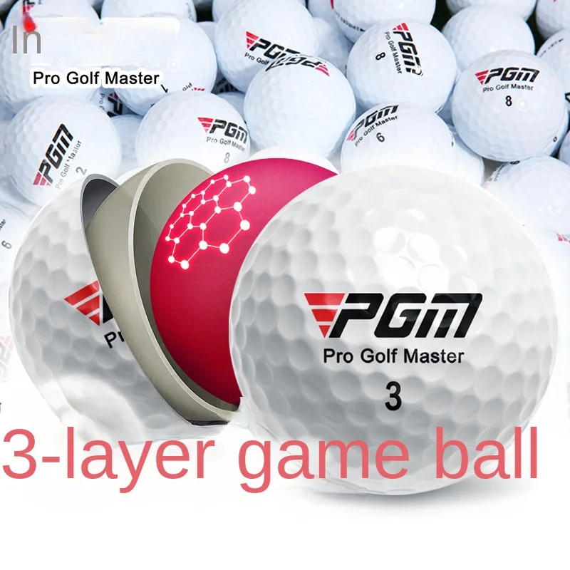 PGM Golf Three-layer Game Ball with High Elasticity Rubber Golf Ball Sarin Material Golf Ball with High Backspin Game Ball
PGM Golf Three-layer Game Ball with High Elasticity Rubber Golf Ball Sarin Material Golf Ball with High Backspin Game Ball