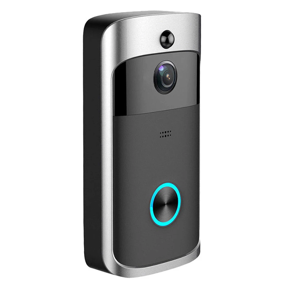 

Plastic Ring Video Doorbell Phone APP Two Way Audio Battery Powered 720P HD Camera IR Night Vision Smart PIR Motion Detection