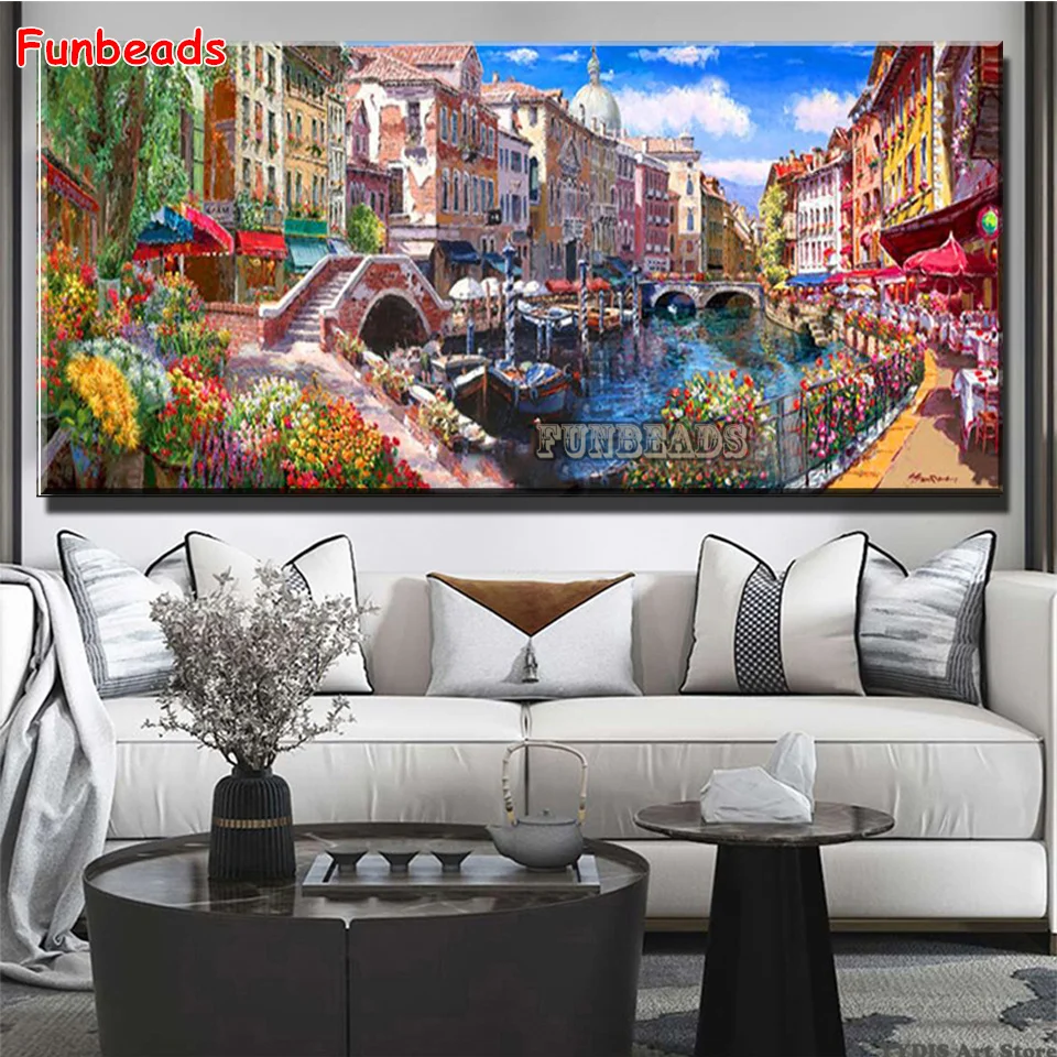 5D Diamond Painting Street Landscape Full Square&Round Diamond Embroidery Mosaic Venice Panorama Florist, restaurant Decor G6879
5D Diamond Painting Street Landscape Full Square&Round Diamond Embroidery Mosaic Venice Panorama Florist, restaurant Decor G6879