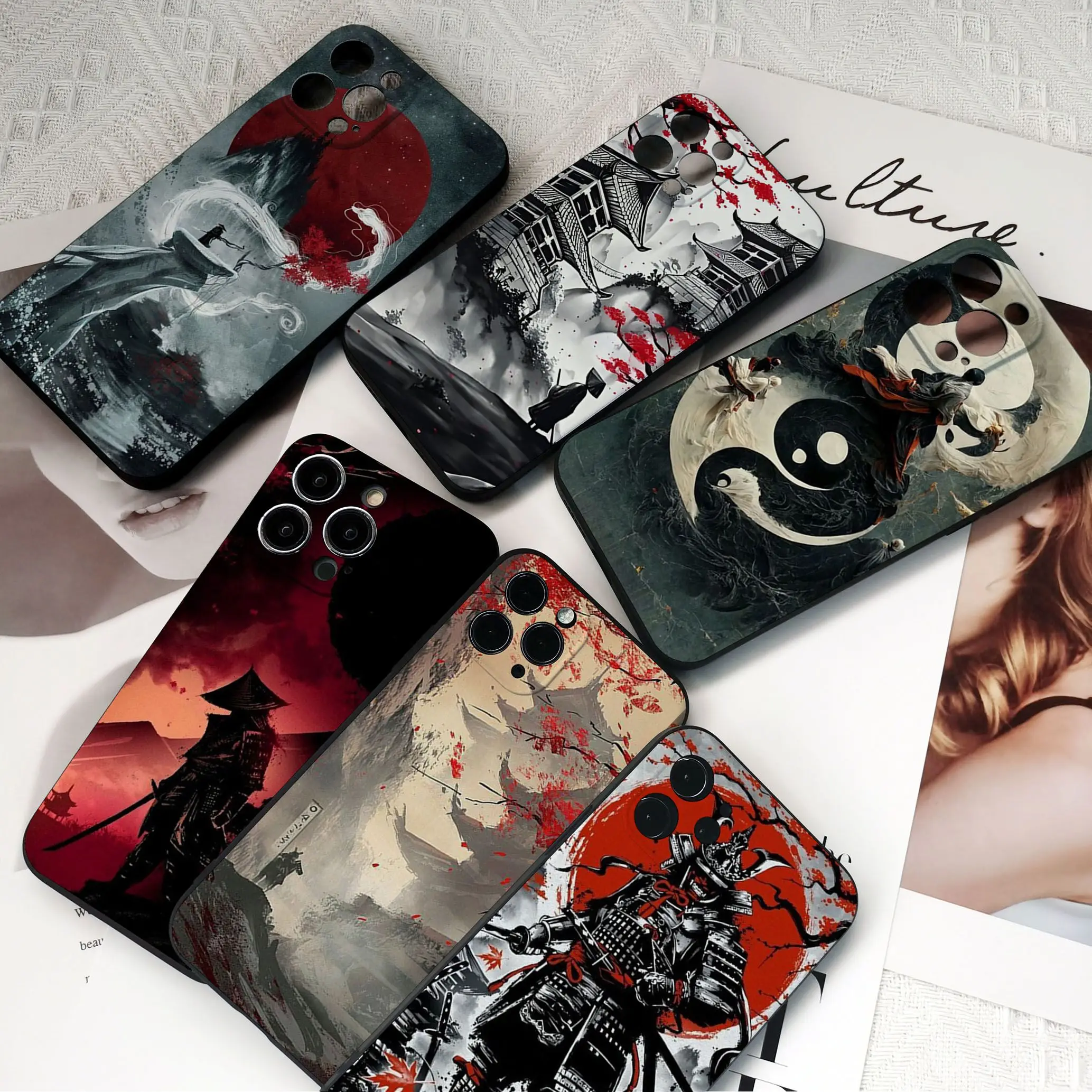 Japan Samurai Phone Case For Redmi K40 K30 K20 Pro Plus 10 9 9A 8 8A 7 7A 6 6A 5 K30s Ultra Silicone Cover
Japan Samurai Phone Case For Redmi K40 K30 K20 Pro Plus 10 9 9A 8 8A 7 7A 6 6A 5 K30s Ultra Silicone Cover