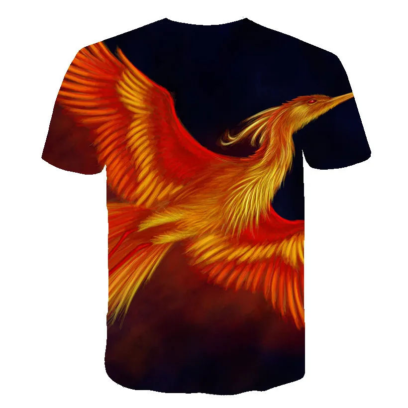 Новая летняя крутая мужская женская детская футболка с 3D синим Фениксом и птичьим принтом 
Новая летняя крутая мужская женская детская футболка с 3D синим Фениксом и птичьим принтом