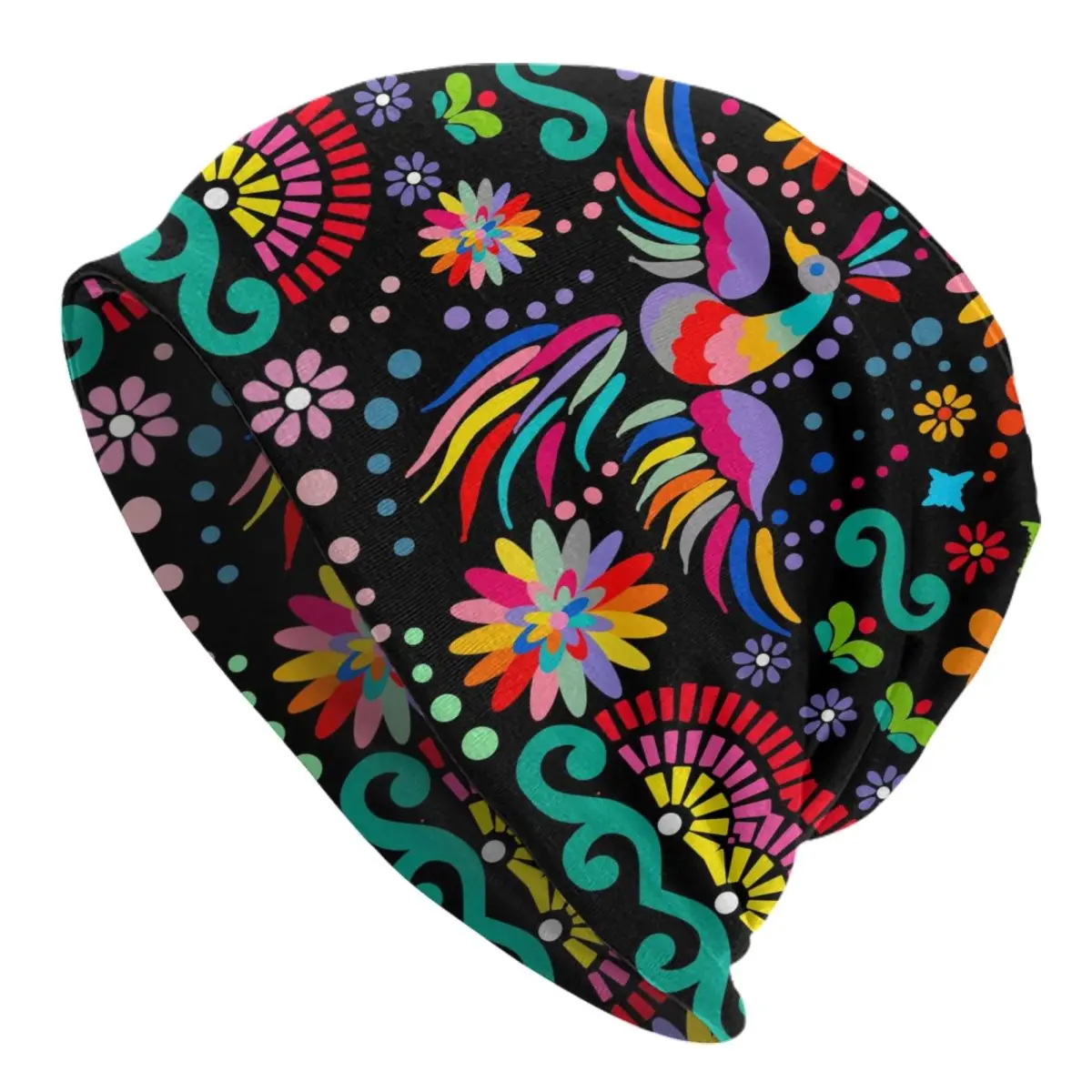 Bonnet Winter Warm Knitted Hat Women Men Mexican Floral Flower Textile Cool Beanies Caps Colorful Beanie Hats Outdoor Ski Cap
Bonnet Winter Warm Knitted Hat Women Men Mexican Floral Flower Textile Cool Beanies Caps Colorful Beanie Hats Outdoor Ski Cap
