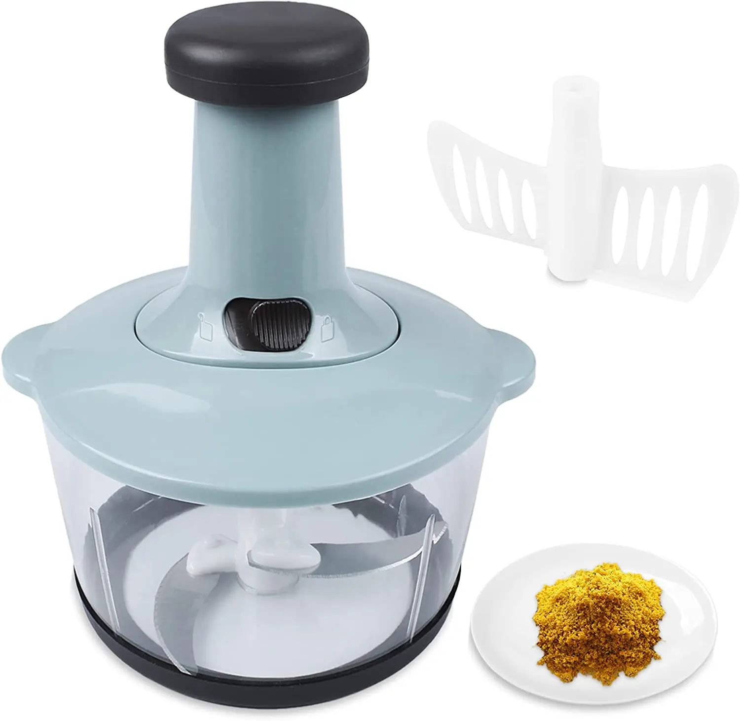 Manual Vegetable Chopper Large-Capacity Multi-function Food Chopper, Household Push-type Rotary Vegetable Onion Chopper 
Manual Vegetable Chopper Large-Capacity Multi-function Food Chopper, Household Push-type Rotary Vegetable Onion Chopper