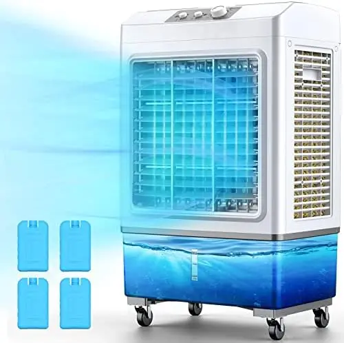 Охладитель воздуха, Breezewell 2100 CFM для наружного кондиционера, 8 галлонов, без окна, кондиционер для комнаты с 3 скоростями, 4 ледяных пакета, 4
Охладитель воздуха, Breezewell 2100 CFM для наружного кондиционера, 8 галлонов, без окна, кондиционер для комнаты с 3 скоростями, 4 ледяных пакета, 4