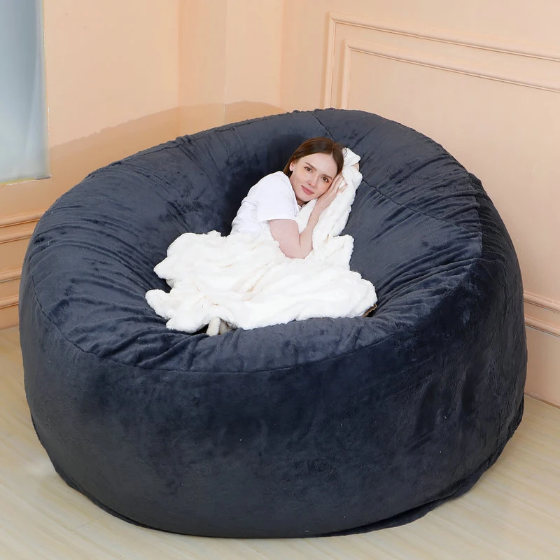 Dropshipping Soft Comfortable Fluffy Faux Fur Bean Bag Cover 5FT6FT7FT Lazy Sofa New Giant Bean Bag Covers Free Shipping
Dropshipping Soft Comfortable Fluffy Faux Fur Bean Bag Cover 5FT6FT7FT Lazy Sofa New Giant Bean Bag Covers Free Shipping