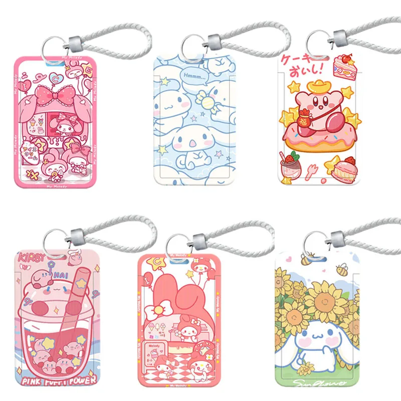 Брелок для ключей Kawaii, с пластиковым ремешком, с изображением My Memo, Star, Kirby, держатель для карт ID, кредиток
Брелок для ключей Kawaii, с пластиковым ремешком, с изображением My Memo, Star, Kirby, держатель для карт ID, кредиток