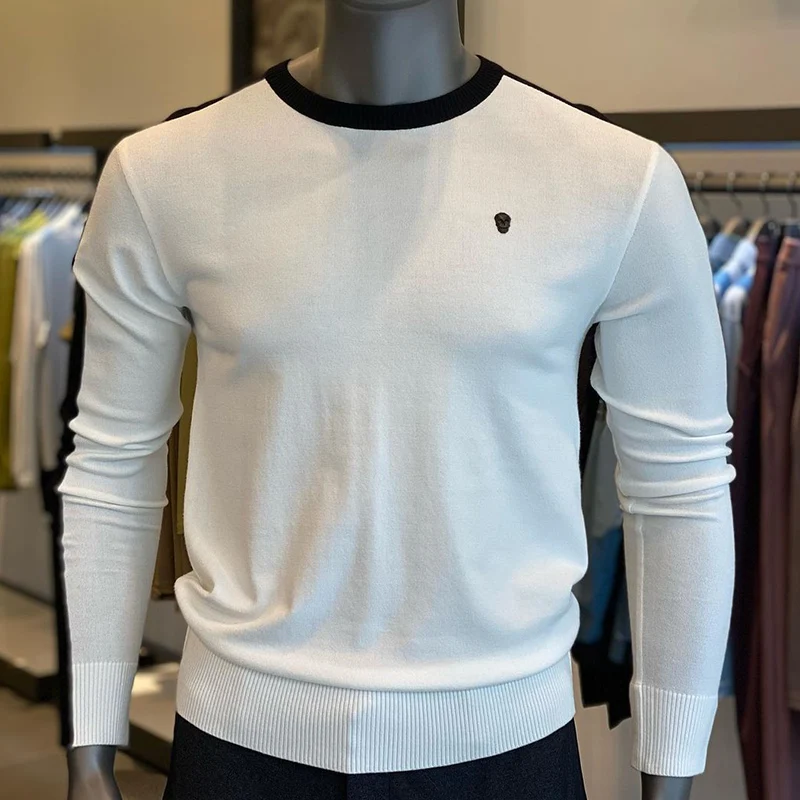 Golf Clothing 2022 Autumn New Men's Letter Logo Round Neck Warm Long Sleeve Sports Knitwear Undercoat Sweater White Black
Golf Clothing 2022 Autumn New Men's Letter Logo Round Neck Warm Long Sleeve Sports Knitwear Undercoat Sweater White Black