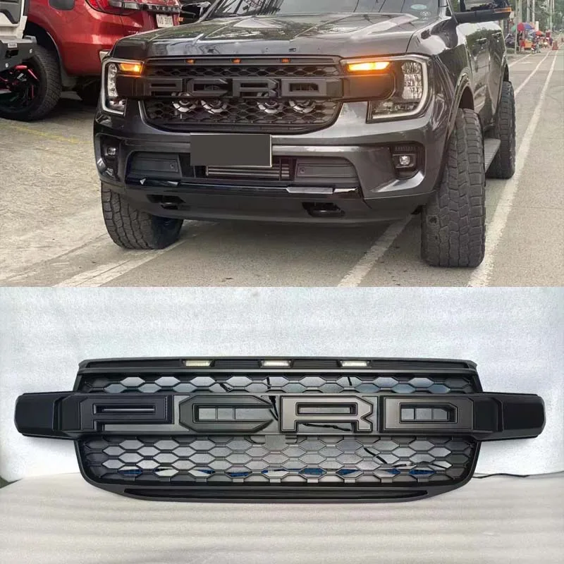 Для Ford Everest Ambiente Trend 2022 2023 Titanium + 4x4 4x2 Sport Trend Raptor Style передние грили сменные светодиодные гонки Gille
Для Ford Everest Ambiente Trend 2022 2023 Titanium + 4x4 4x2 Sport Trend Raptor Style передние грили сменные светодиодные гонки Gille