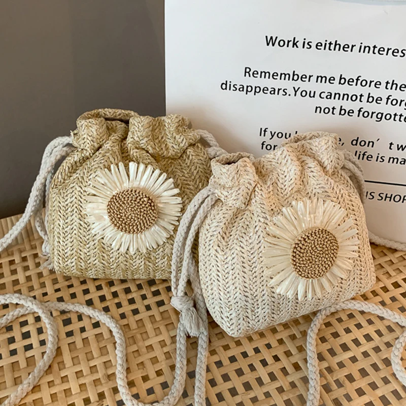 13*15*5cm Straw Weave Bucket Bags Rattan Women Summer Beach Shoulder Bags Handbags Casual Маленькая Женская Сумка Bags For Girls
13*15*5cm Straw Weave Bucket Bags Rattan Women Summer Beach Shoulder Bags Handbags Casual Маленькая Женская Сумка Bags For Girls