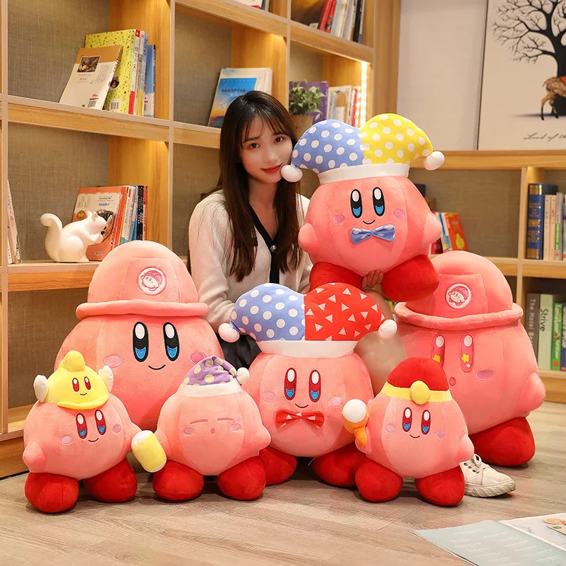 Hot Kawaii Clown Hat Kirby Plush Toy Lovely Game Peripheral Image Stuffed Doll Sofa Bedside Cushion Nap Pillow Birthday Gift Kid
Hot Kawaii Clown Hat Kirby Plush Toy Lovely Game Peripheral Image Stuffed Doll Sofa Bedside Cushion Nap Pillow Birthday Gift Kid