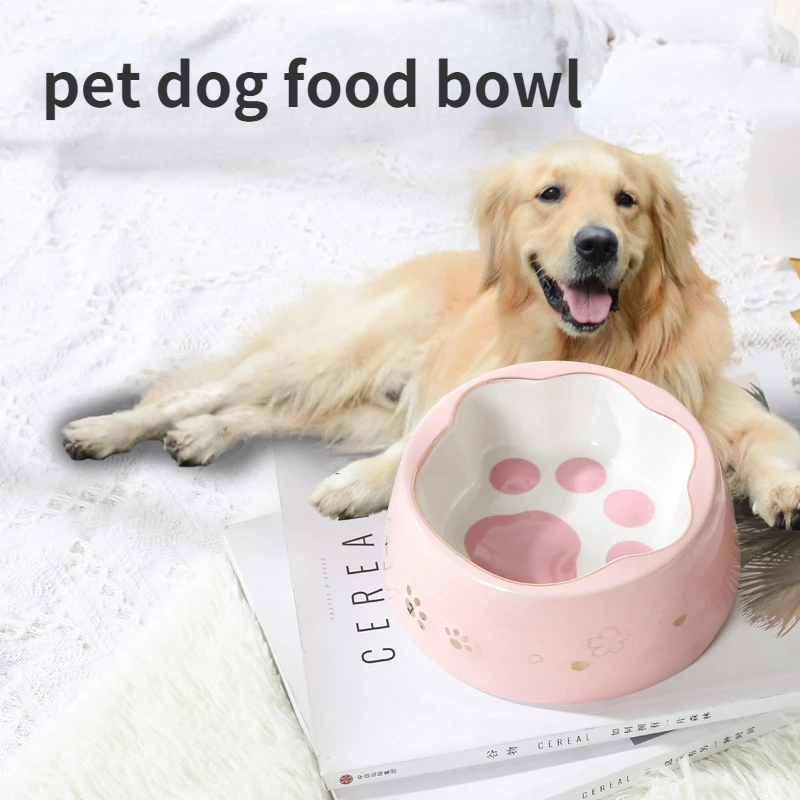 Pet Bowl Anti-skid Dog Bowl Anti-overturning Dog Food Bowl Cute Color Glaze Hand-painted Gold Ceramic Bowl Dog Supplies Cat Bowl
Pet Bowl Anti-skid Dog Bowl Anti-overturning Dog Food Bowl Cute Color Glaze Hand-painted Gold Ceramic Bowl Dog Supplies Cat Bowl