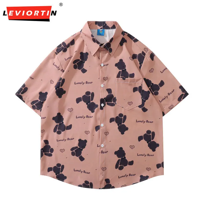 Винтажная гавайская рубашка с коротким рукавом, мужская летняя пляжная рубашка с принтом медведя на пуговицах, 2023, Harajuku, модная повседневна...
Винтажная гавайская рубашка с коротким рукавом, мужская летняя пляжная рубашка с принтом медведя на пуговицах, 2023, Harajuku, модная повседневна...
