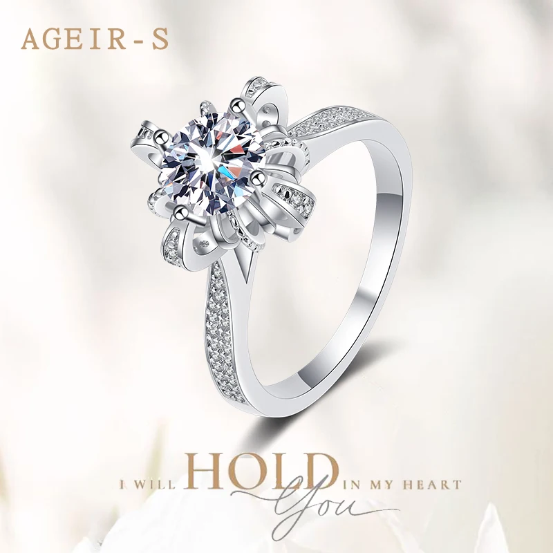 AGEIR-S 1ct D Color Moissanite Wedding Rings For Women Engagement Ring Fine Jewelry Wholesale Z251
AGEIR-S 1ct D Color Moissanite Wedding Rings For Women Engagement Ring Fine Jewelry Wholesale Z251