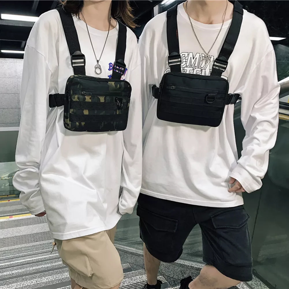 Oxford Chest Vest Pouch Shopping Hip-hop Men Bag Pouch Popular Multi-function Sling Belt Street Chest Belt Cloth Bag Women Bags
Oxford Chest Vest Pouch Shopping Hip-hop Men Bag Pouch Popular Multi-function Sling Belt Street Chest Belt Cloth Bag Women Bags