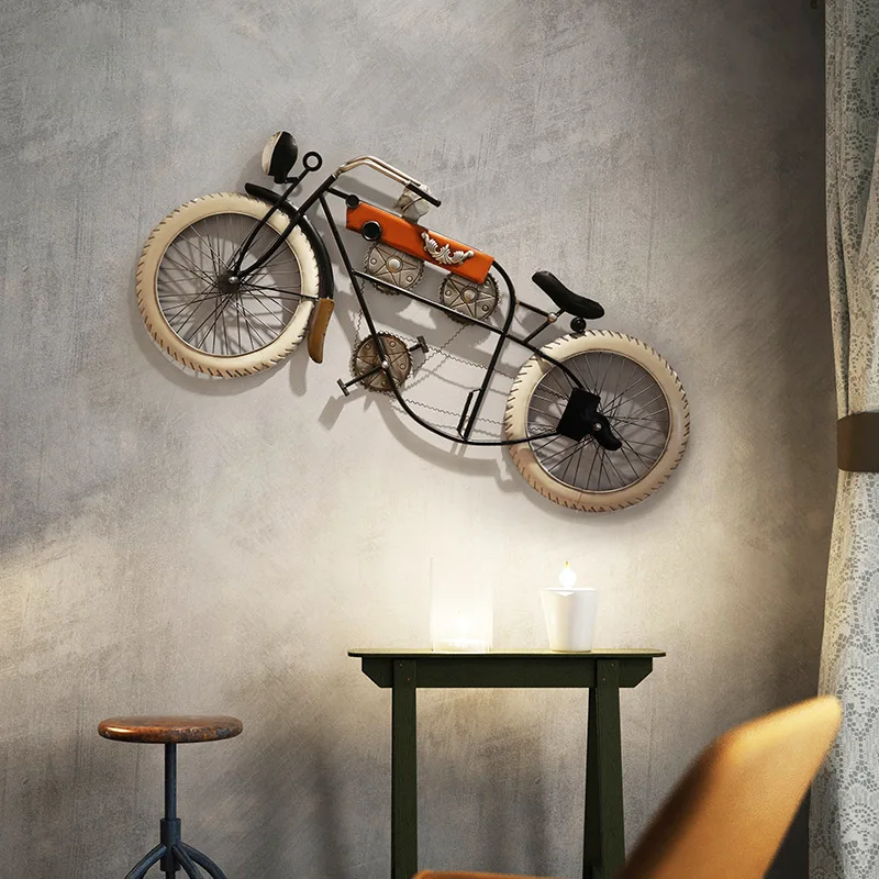 Creative Children's Room Bicycle Decorations Wrought Iron Wall Pendants Retro Industrial Style Bar Living Room Wall Hangings
Creative Children's Room Bicycle Decorations Wrought Iron Wall Pendants Retro Industrial Style Bar Living Room Wall Hangings