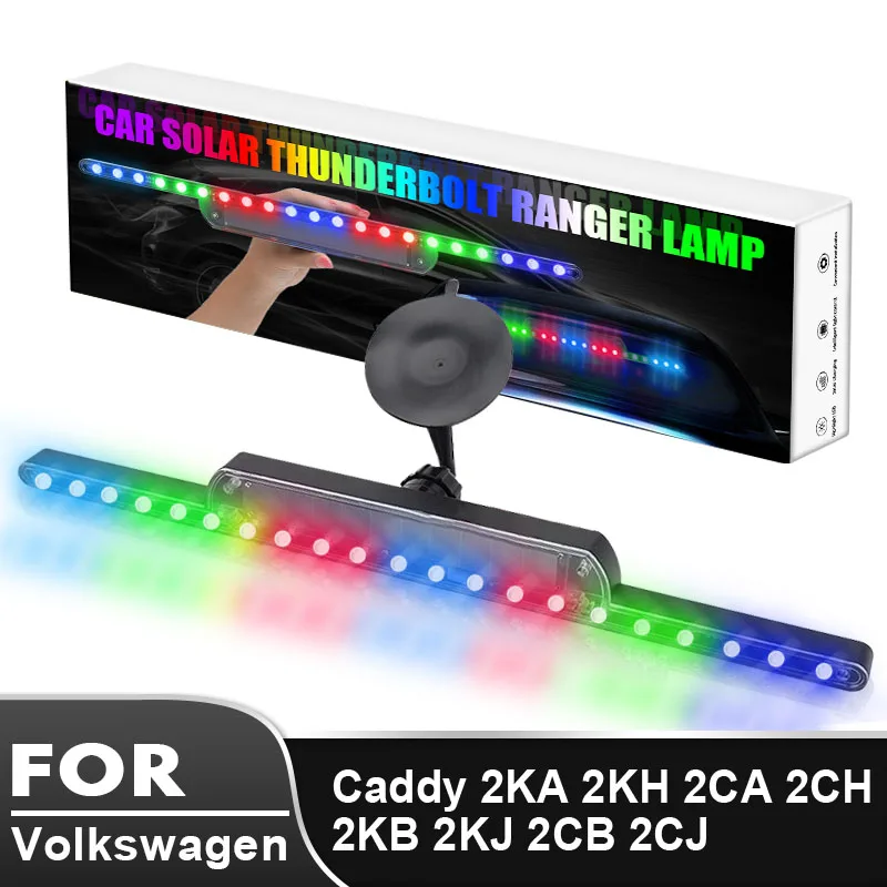 Car LED Lights Auto Solar Colorful Warning Light Anti-rear-end Lights for Volkswagen VW Caddy 2KA 2KH 2CA 2CH 2KB 2KJ 2CB 2CJ
Car LED Lights Auto Solar Colorful Warning Light Anti-rear-end Lights for Volkswagen VW Caddy 2KA 2KH 2CA 2CH 2KB 2KJ 2CB 2CJ