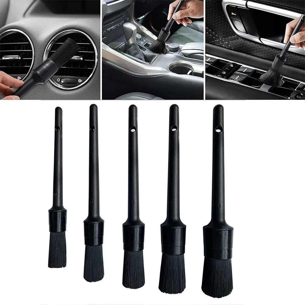 5 Pack Car Detailing Brush Kit Soft Car Car Interior Wheel Cleaning Set Premium Soft Fu & Synthetic Fiber Car Cleaning Brush
5 Pack Car Detailing Brush Kit Soft Car Car Interior Wheel Cleaning Set Premium Soft Fu & Synthetic Fiber Car Cleaning Brush