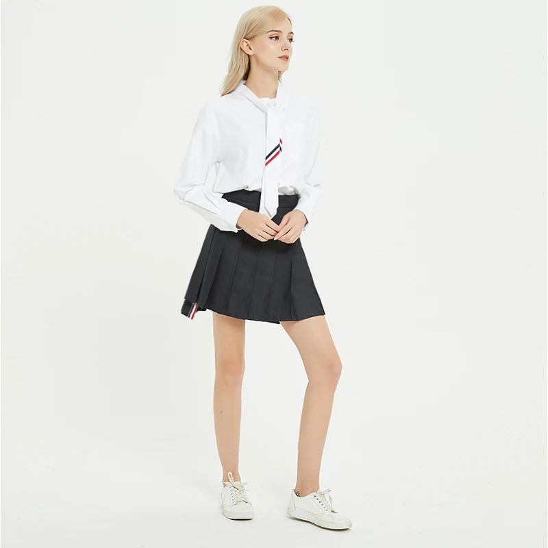 tb high waist short front short back long pleated skirt A-line short skirt slim fit, thin and anti-glare mid-length skirt
tb high waist short front short back long pleated skirt A-line short skirt slim fit, thin and anti-glare mid-length skirt